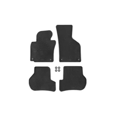 Tappetini Gomma Specifici 4 Pezzi per Volkswagen Golf V 2003-2008