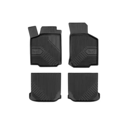 Tappetini Gomma Specifici Serie 77 Set 4 Pezzi Neri per Volkswagen Golf 4