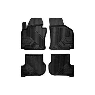 Tappetini Gomma Specifici Serie 77 Set 4 Pezzi Neri per Volkswagen Golf Vi