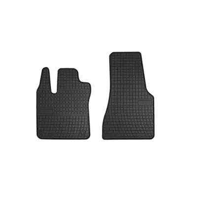 Tappetini Gomma Specifici Set 2 Pezzi Neri per Smart Fortwo dal 2015