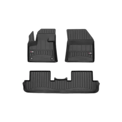 Tappetini Gomma Specifici Set 3 Pezzi Neri per Peugeot 3008 dal 2016