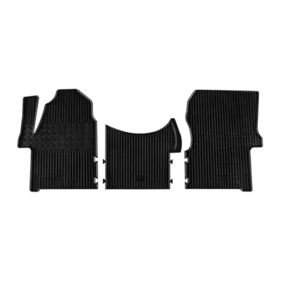 Tappetini Gomma Specifici Set 3 Pezzi Nero per Mercedes Sprinter 906 2006-2018
