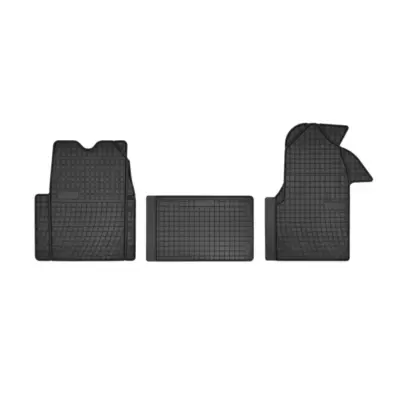 Tappetini Gomma Specifici Set 3 Pezzi Nero per Renault Master 1997-2010