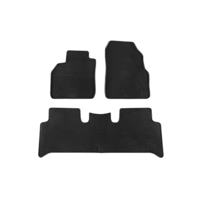 Tappetini Gomma Specifici Set 3 Pezzi Nero per Renault Scénic 2003-2009