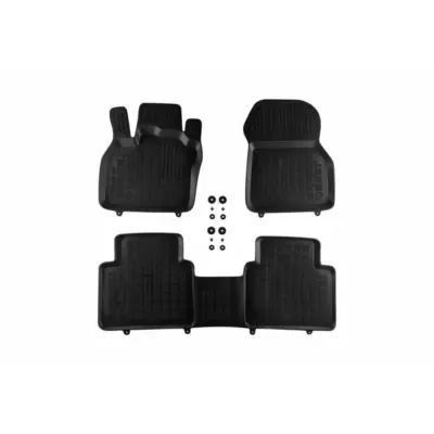 Tappetini Gomma Specifici Set 3 Pezzi Nero per Renault Zoe dal 2019