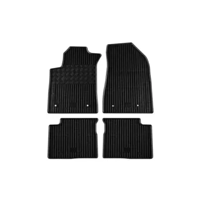 Tappetini Gomma Specifici Set 4 Pezzi Neri per Alfa Romeo Giulietta 2010-2016