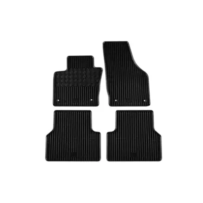 Tappetini Gomma Specifici Set 4 Pezzi Neri per Audi Q3 2011-2018