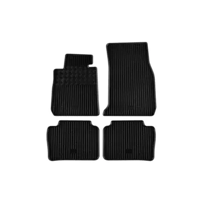 Tappetini Gomma Specifici Set 4 Pezzi Neri per BMW Serie 3 F30 2011-2019