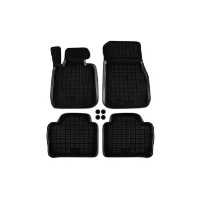 Tappetini Gomma Specifici Set 4 Pezzi Neri per BMW Serie 3 F30 2013-2018