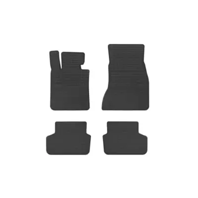 Tappetini Gomma Specifici Set 4 Pezzi Neri per BMW Serie 5 G30 dal 2017