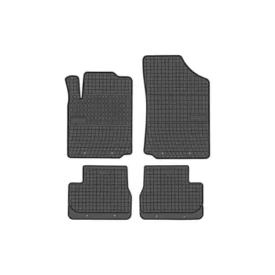 Tappetini Gomma Specifici Set 4 Pezzi Neri per Citroën C2 2002-2009
