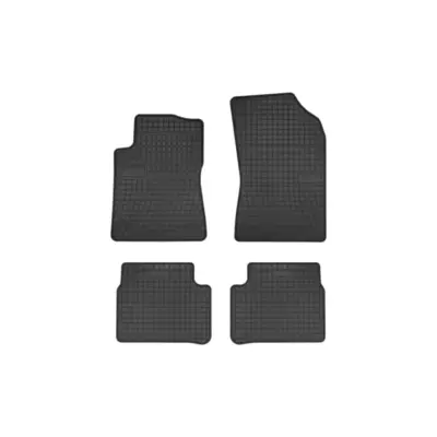 Tappetini Gomma Specifici Set 4 Pezzi Neri per Citroën C3 dal 2016