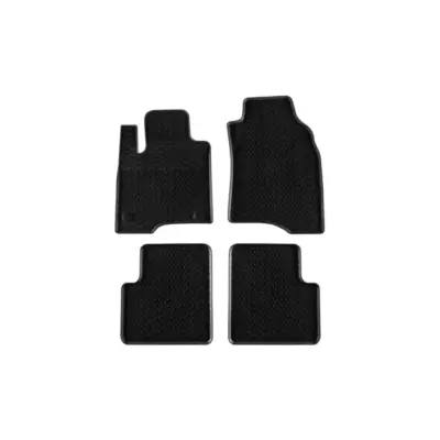 Tappetini Gomma Specifici Set 4 Pezzi Neri per Fiat Panda dal 2012