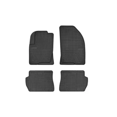 Tappetini Gomma Specifici Set 4 Pezzi Neri per Ford Fusion 2002-2013