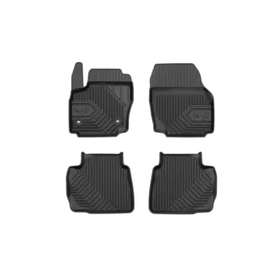Tappetini Gomma Specifici Set 4 Pezzi Neri per Ford Mondeo 2007-2014