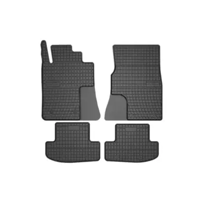 Tappetini Gomma Specifici Set 4 Pezzi Neri per Ford Mustang Coupe 2014-2023