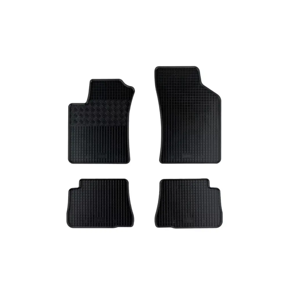 Tappetini Gomma Specifici Set 4 Pezzi Neri per Hyundai Getz dal 2003