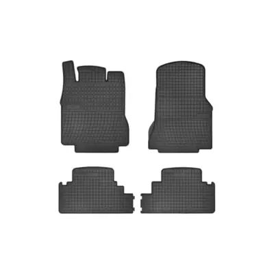 Tappetini Gomma Specifici Set 4 Pezzi Neri per Mercedes Classe A W168 1997-2004