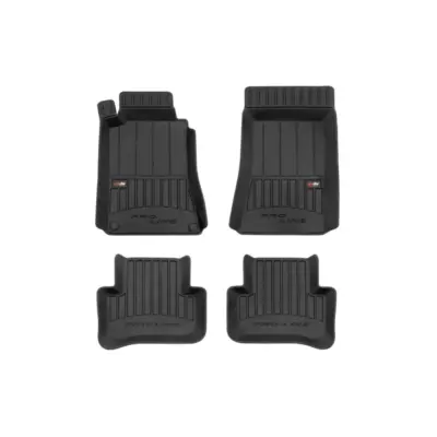Tappetini Gomma Specifici Set 4 Pezzi Neri per Mercedes Classe C W203 2000-2007