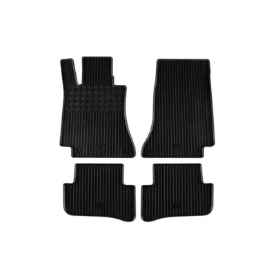 Tappetini Gomma Specifici Set 4 Pezzi Neri per Mercedes Classe C W205 2014-2020