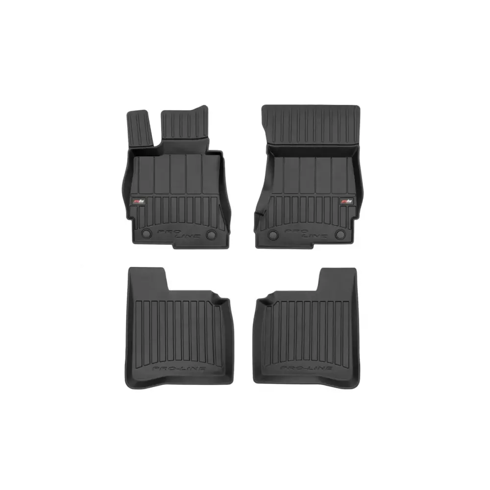 Tappetini Gomma Specifici Set 4 Pezzi Neri per Mercedes Classe S W221 Long