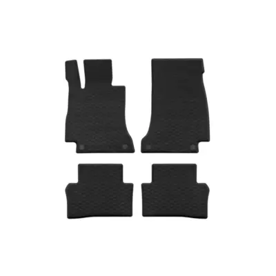 Tappetini Gomma Specifici Set 4 Pezzi Neri per Mercedes CLS C257 2018-2023