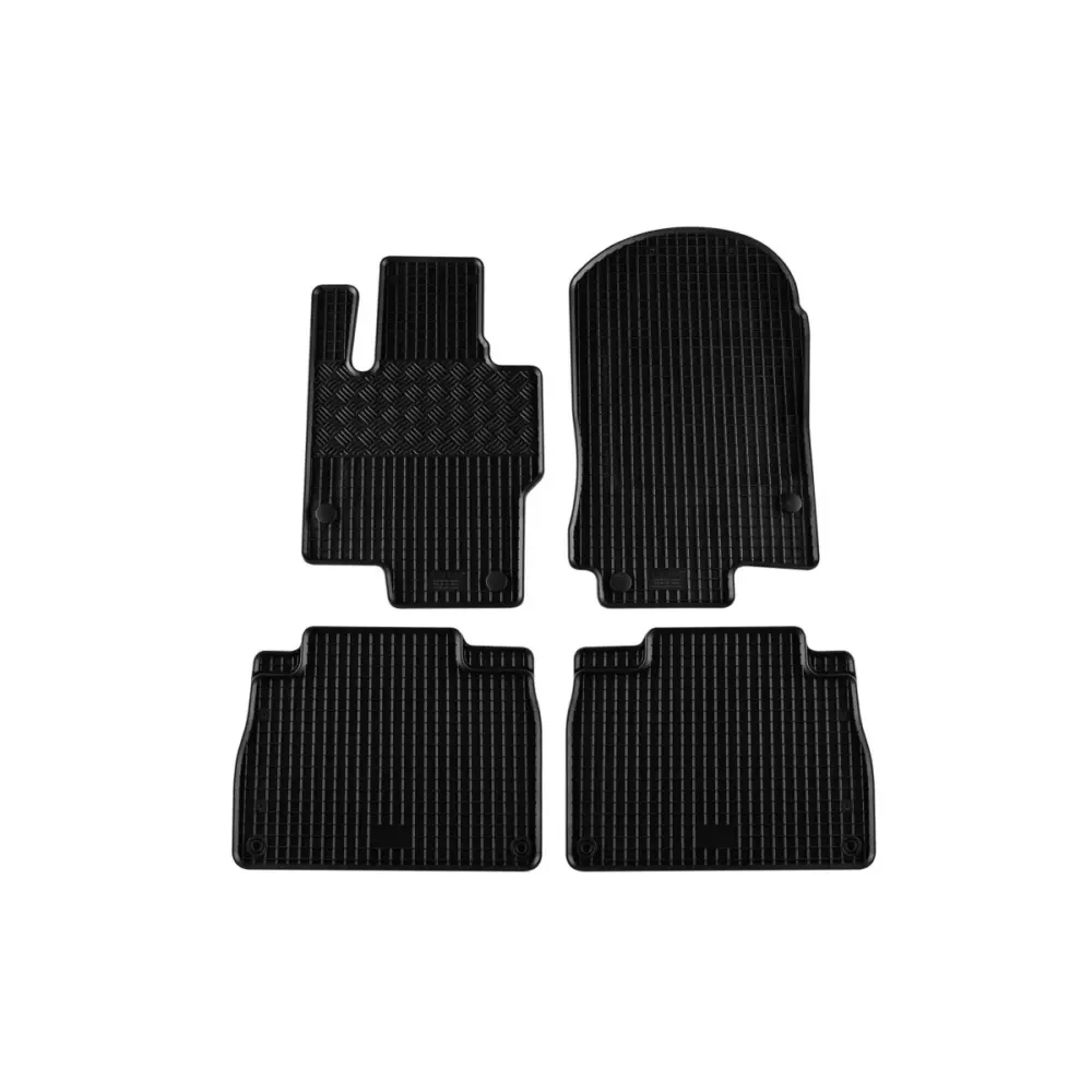 Tappetini Gomma Specifici Set 4 Pezzi Neri per Mercedes GLE SUV W167 dal 2019
