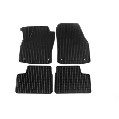 Tappetini Gomma Specifici Set 4 Pezzi Neri per Opel Astra H 2004-2009