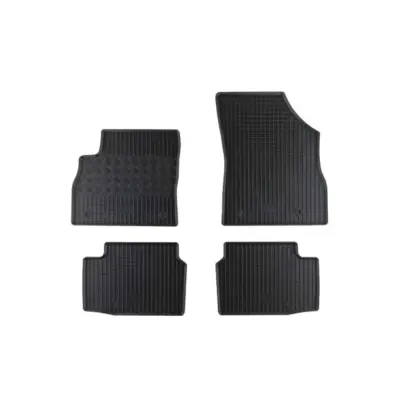 Tappetini Gomma Specifici Set 4 Pezzi Neri per Opel Astra K dal 2015