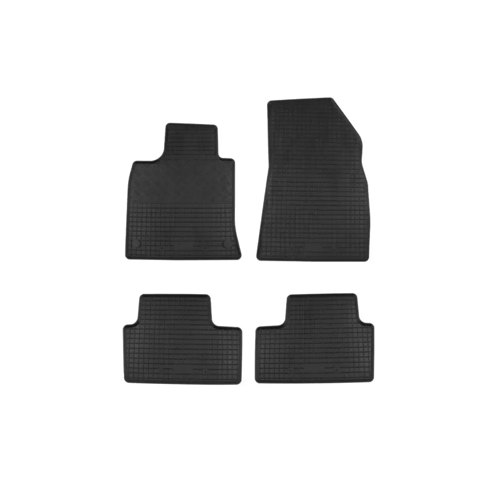 Tappetini Gomma Specifici Set 4 Pezzi Neri per Renault Clio V dal 2019