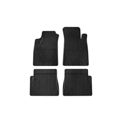 Tappetini Gomma Specifici Set 4 Pezzi Neri per Renault Kangoo 1998-2008
