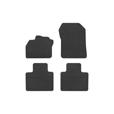 Tappetini Gomma Specifici Set 4 Pezzi Neri per Renault Zoe dal 2012