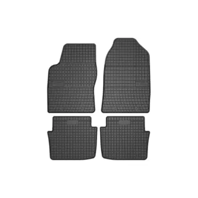 Tappetini Gomma Specifici Set 4 Pezzi Neri per Saab 9-5 1997-2005