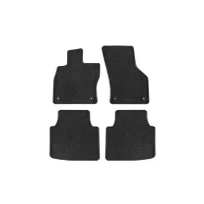 Tappetini Gomma Specifici Set 4 Pezzi Neri per Skoda Superb dal 2015