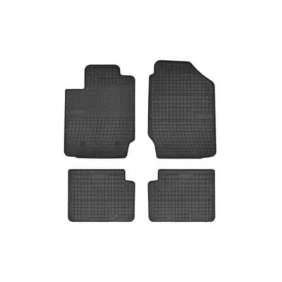 Tappetini Gomma Specifici Set 4 Pezzi Neri per Toyota Corolla E12 2002-2007