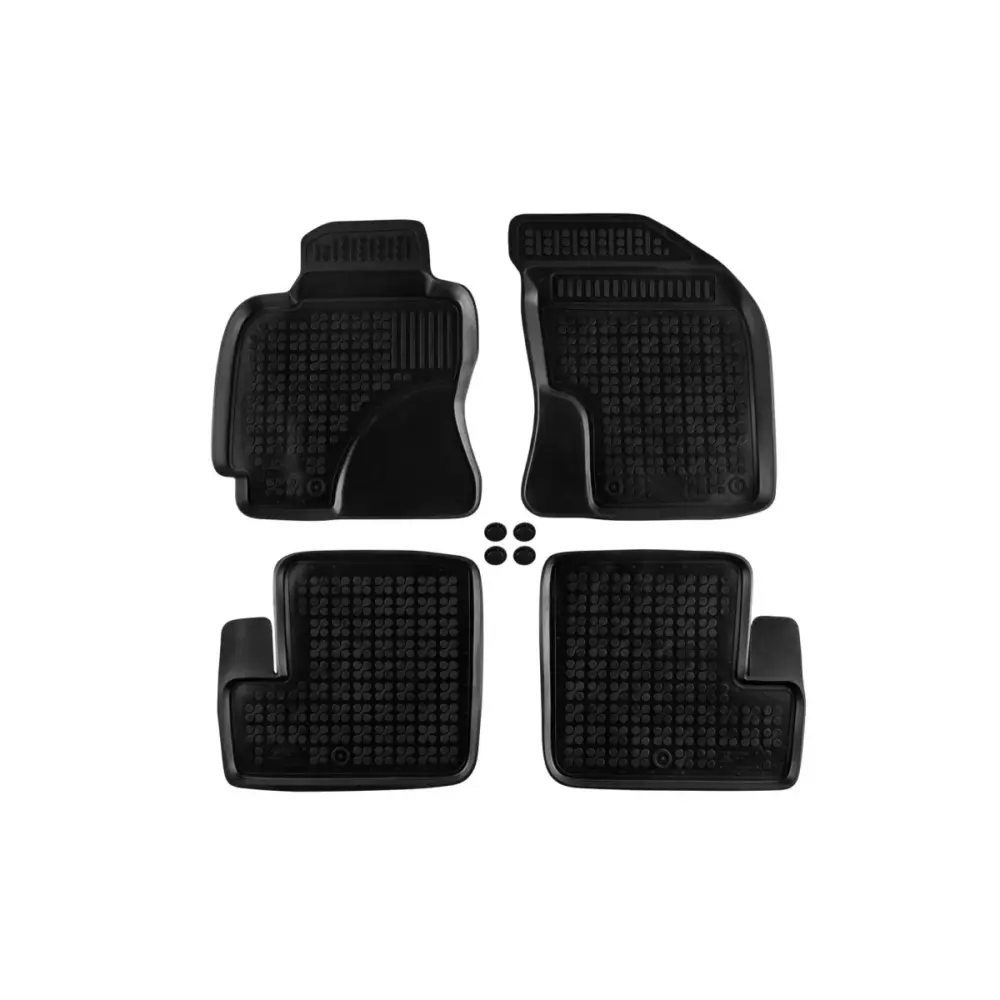 Tappetini Gomma Specifici Set 4 Pezzi Neri per Toyota RAV4 2000-2003 5 Porte