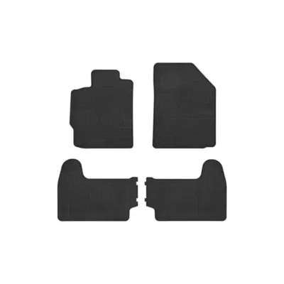 Tappetini Gomma Specifici Set 4 Pezzi Neri per Toyota Yaris 2005-2011
