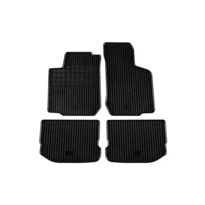 Tappetini Gomma Specifici Set 4 Pezzi Neri per Volkswagen Golf 4 1998-2003