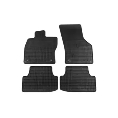 Tappetini Gomma Specifici Set 4 Pezzi Neri per Volkswagen Golf 7 2012-2019