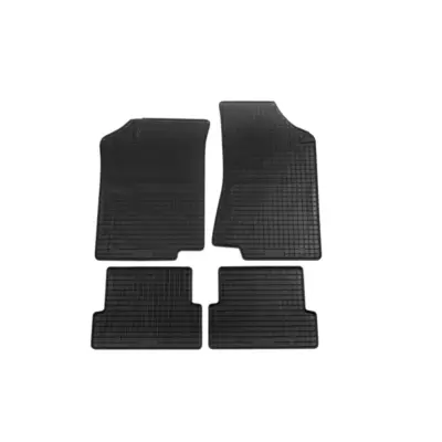 Tappetini Gomma Specifici Set 4 Pezzi Neri per Volkswagen Golf Ii 1983-1992