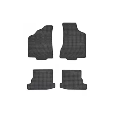 Tappetini Gomma Specifici Set 4 Pezzi Neri per Volkswagen Polo 1999-2001