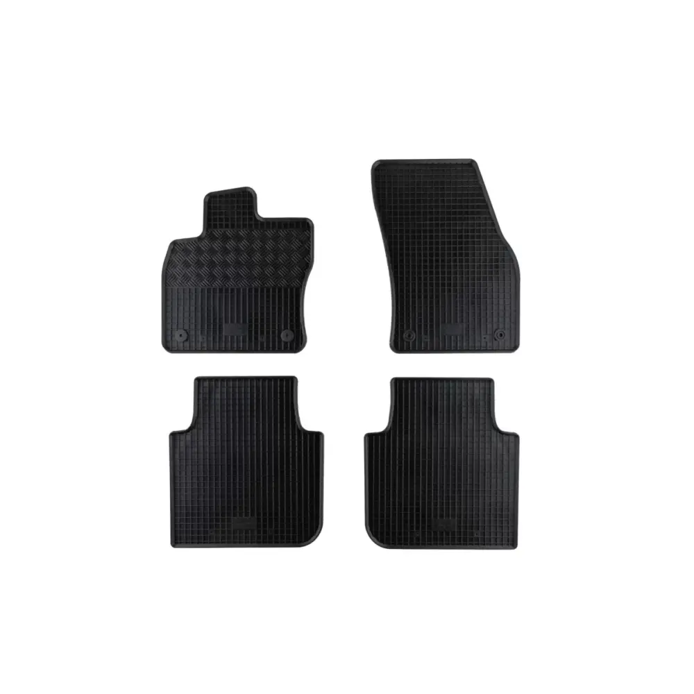 Tappetini Gomma Specifici Set 4 Pezzi Neri per Volkswagen Tiguan Allspace