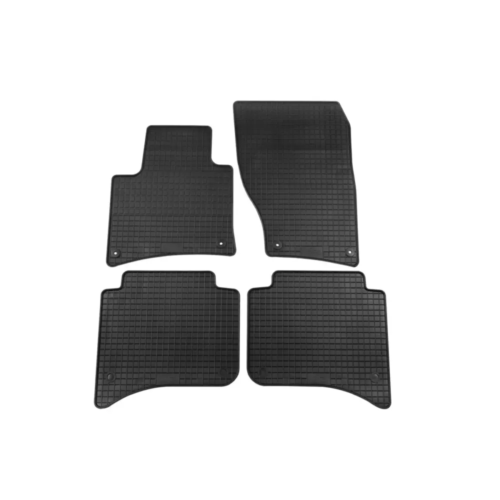 Tappetini Gomma Specifici Set 4 Pezzi Neri per VW Touareg 2010-2018