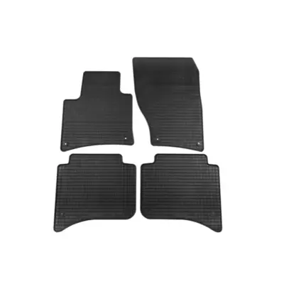 Tappetini Gomma Specifici Set 4 Pezzi Neri per VW Touareg 2010-2018
