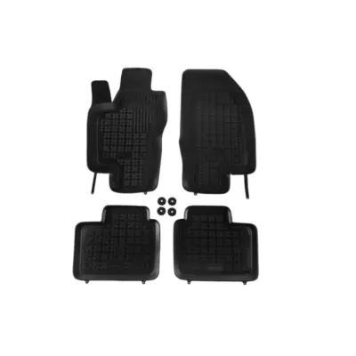 Tappetini Gomma Specifici Set 4 Pezzi Nero per Alfa Romeo 156 2000-2006