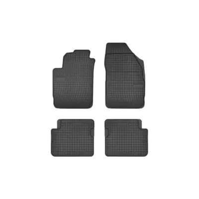Tappetini Gomma Specifici Set 4 Pezzi Nero per Alfa Romeo Giulietta dal 2010