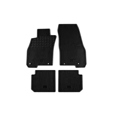 Tappetini Gomma Specifici Set 4 Pezzi Nero per Alfa Romeo Mito 2008-2018
