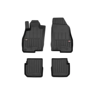 Tappetini Gomma Specifici Set 4 Pezzi Nero per Alfa Romeo Mito 2008-2018