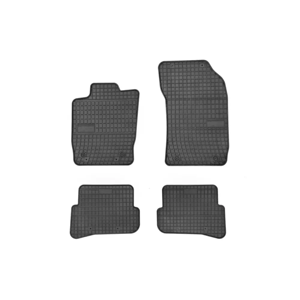 Tappetini Gomma Specifici Set 4 Pezzi Nero per Audi A1 2010-2018