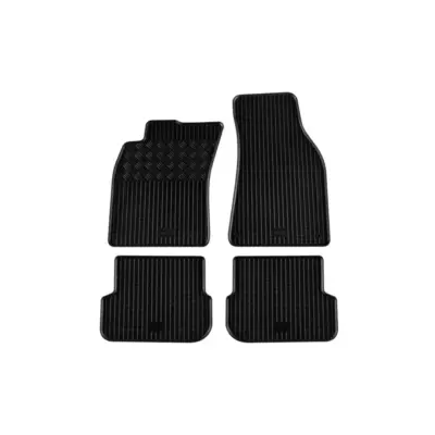 Tappetini Gomma Specifici Set 4 Pezzi Nero per Audi A6 2006-2008